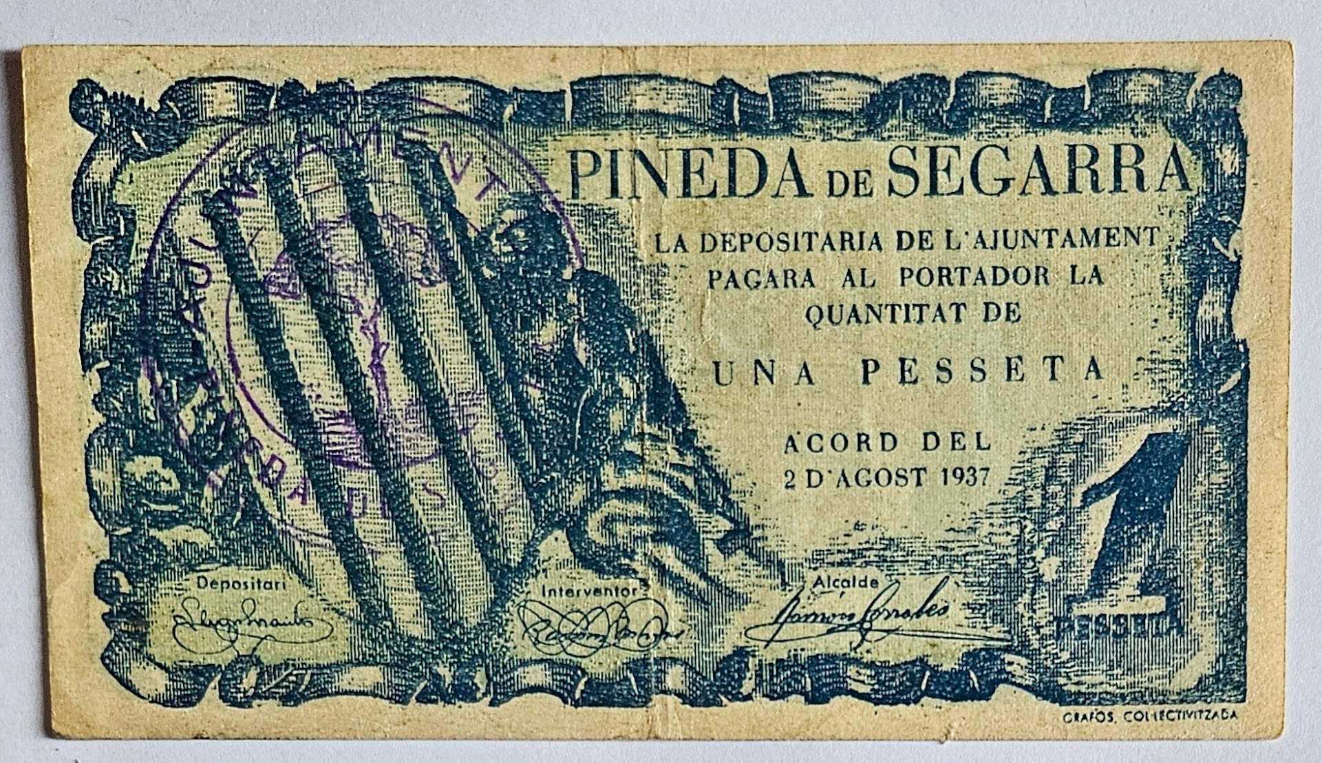 1 co sello azul